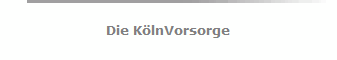 Die K�lnVorsorge